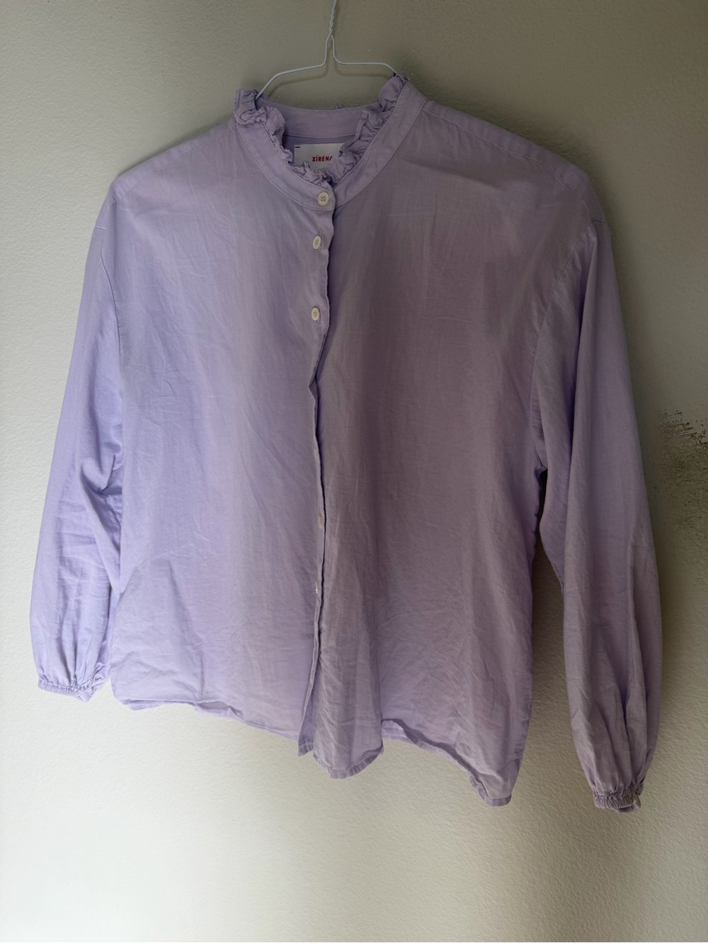 Xirena lilac blouse